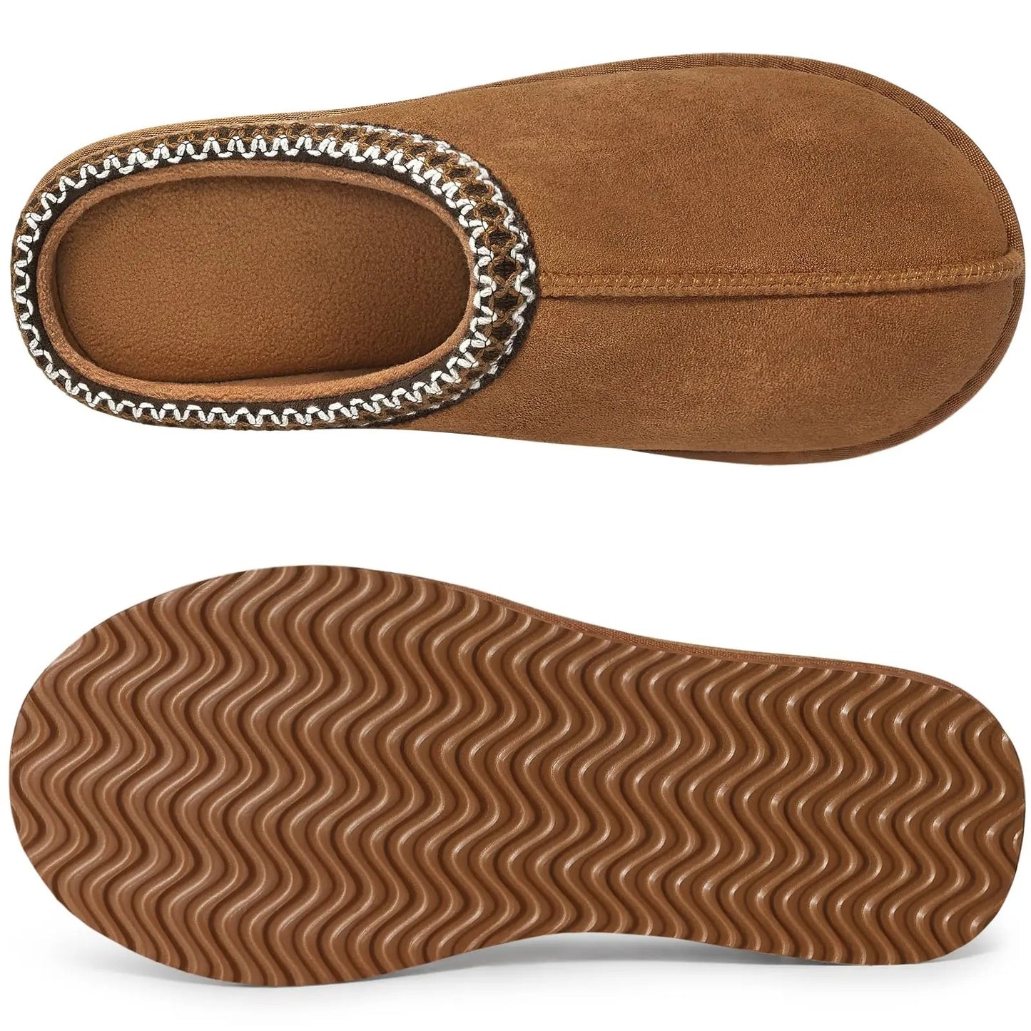 Unisex Faux Suede Slippers
