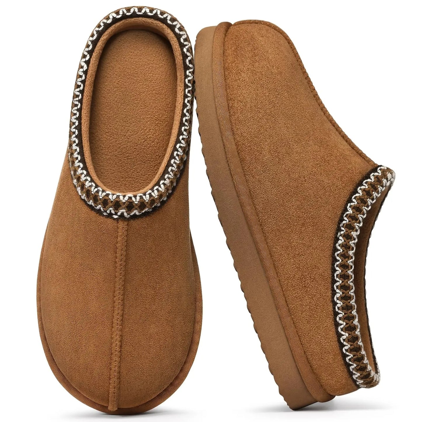 Unisex Faux Suede Slippers