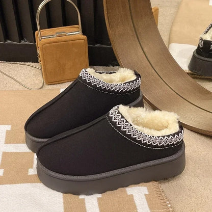 Women’s Platform Shearling Mule Clogs