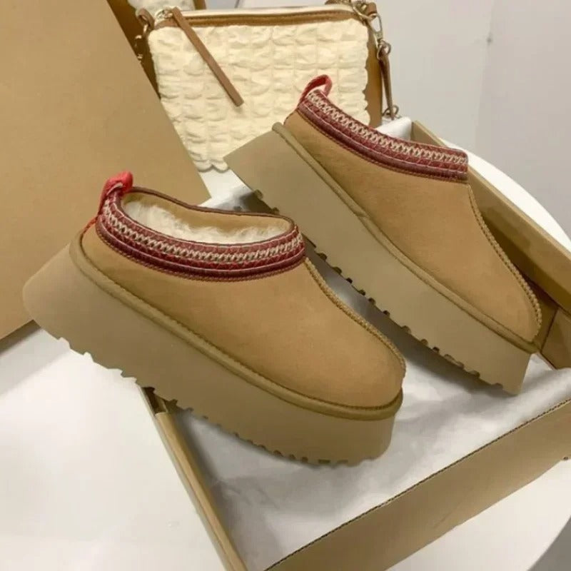 Women’s Platform Shearling Mule Clogs